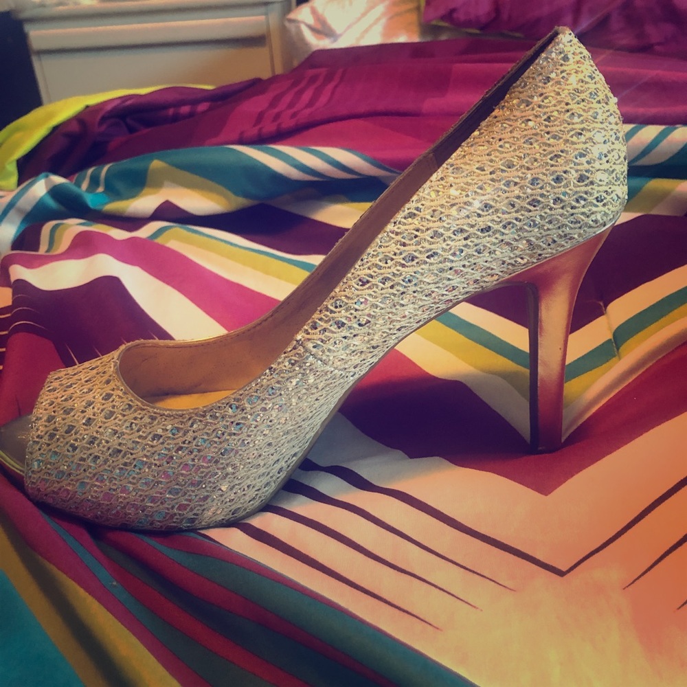 Sparkly heels